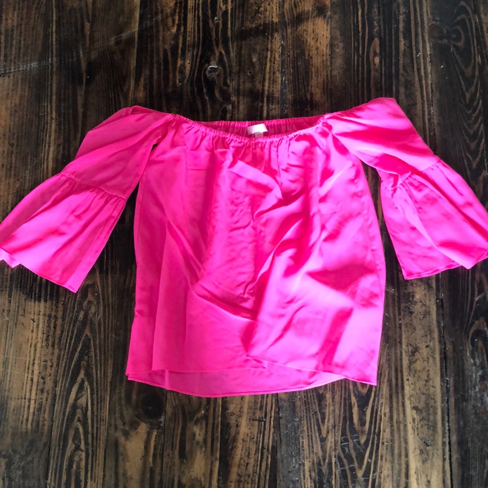 lilly pulitzer off the shoulder top